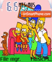 Capture d'écran Simpson 6 thème