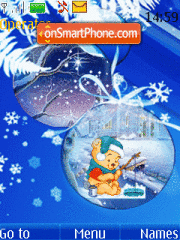 Capture d'écran Winter5 animated thème