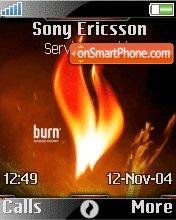 Скриншот темы Burn Energy