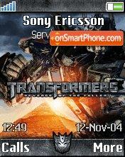Capture d'écran Transformers-2 thème