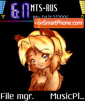 Animal Girl theme screenshot