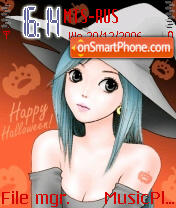 Happy Halloween 01 es el tema de pantalla