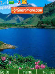 Capture d'écran Mountain lake thème
