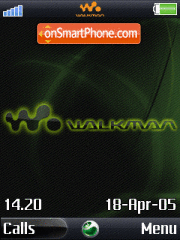 Walkman Gold Lines theme screenshot