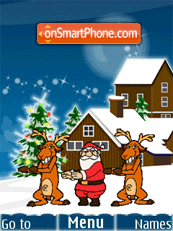 Merry christmas :-)) theme screenshot