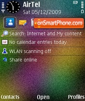 Capture d'écran S60 Touch thème