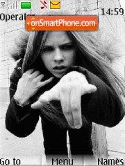 Avril Lavigne es el tema de pantalla