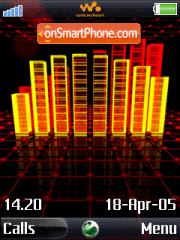 Walkman Music Player theme screenshot