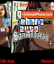 Скриншот темы Grand Theft Auto