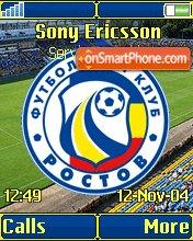 Capture d'écran FC Rostov K750 thème