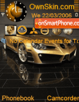 Capture d'écran Mercedes Benz thème