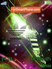 Adidas galaxy tema screenshot