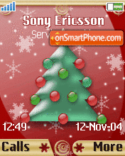 Christmas Tree Animated theme screenshot