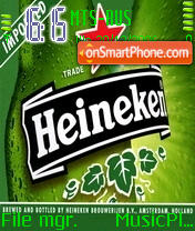 Capture d'écran Heineken thème