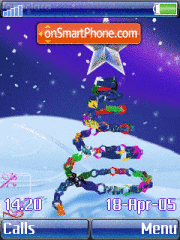 Christmas 3d theme screenshot