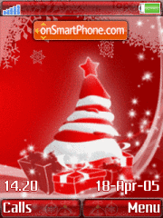 Christmas In Red tema screenshot