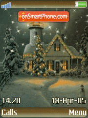 Christmas Night theme screenshot