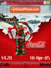 Gift Coke es el tema de pantalla