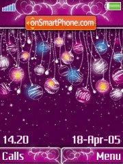 Capture d'écran Purple Ornaments thème