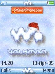 Snow Walkman theme screenshot