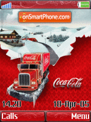 Truck Coke tema screenshot