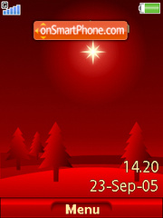 Christmas Star+Mmedia theme screenshot
