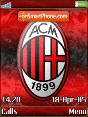 Capture d'écran AC Milan With Mmedia K850 thème