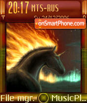 Flames Of Fate theme screenshot