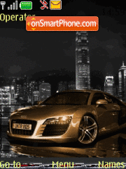 Golden Audi tema screenshot