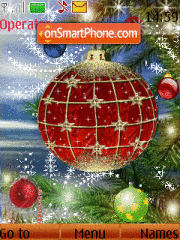 Christmas Ball theme screenshot