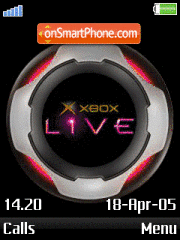 X Box Live es el tema de pantalla