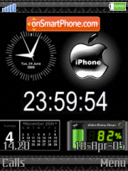 Capture d'écran Apple iPhone thème