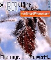 Ice theme screenshot
