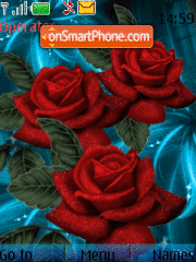 Capture d'écran Roses thème