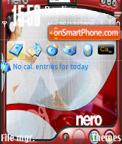 Nero theme screenshot