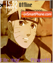 Скриншот темы Naruto 2004