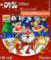 Capture d'écran Bad Santa ReD thème