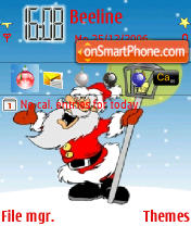 Santa tema screenshot