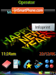 Happy 2010 tema screenshot