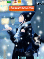 Animated snow Theme-Screenshot