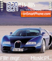 Bugatti Veyron theme screenshot