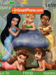Apple Fairies theme screenshot