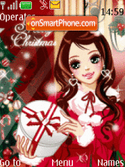 Скриншот темы Christmas Animated
