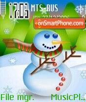 Snowman 2 theme screenshot