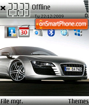 Audi r8 tema screenshot