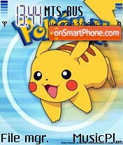 Pokemon Pikachu tema screenshot