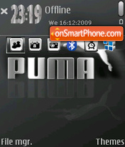 Capture d'écran Puma 3258 thème