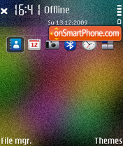 Capture d'écran S60 Touch 01 thème