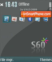 Capture d'écran S60 metal v2 def thème