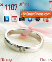 Скриншот темы Wedding Ring